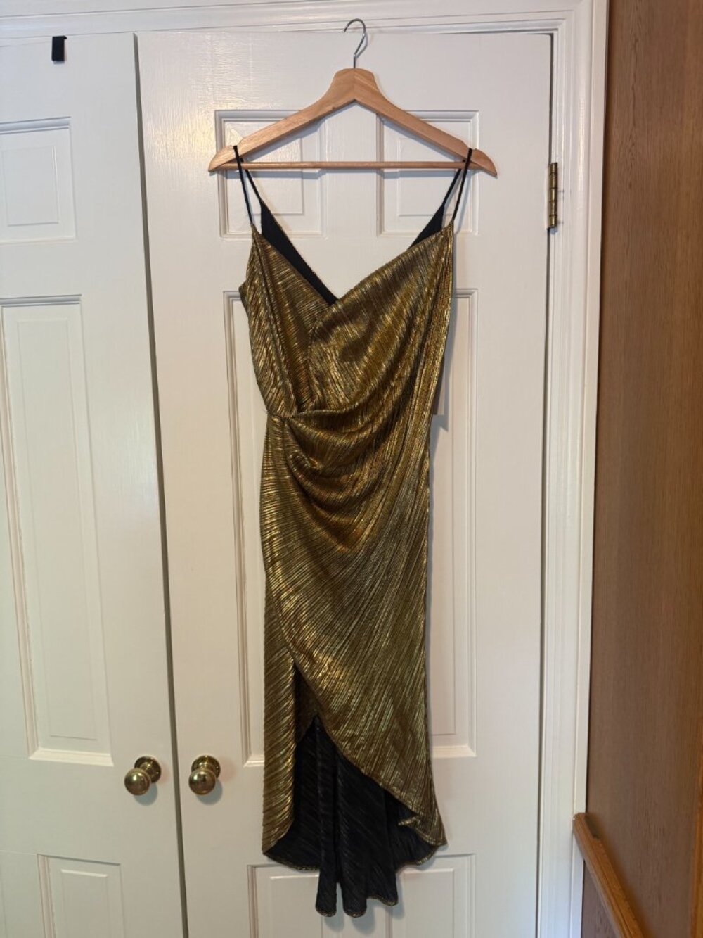 Gold Donna Mizani Cocktail Dress